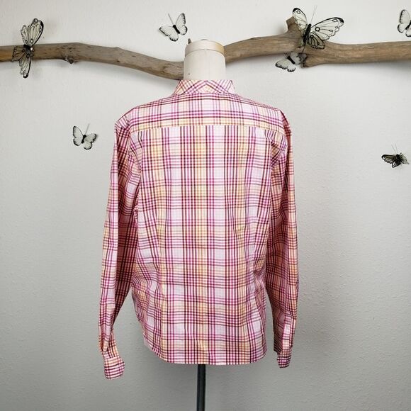 Orvis plaid button front tunic - Picture 4 of 6